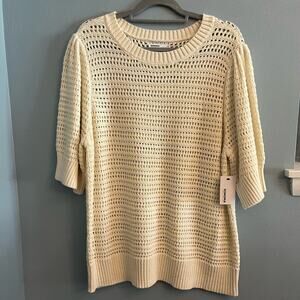 NWT Sonoma Short Sleeve Sweater